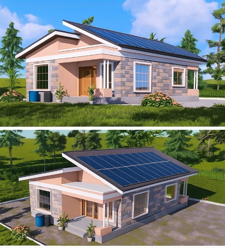 Solar-powered house — Karisa Fagio's vision for Kilifi farming families